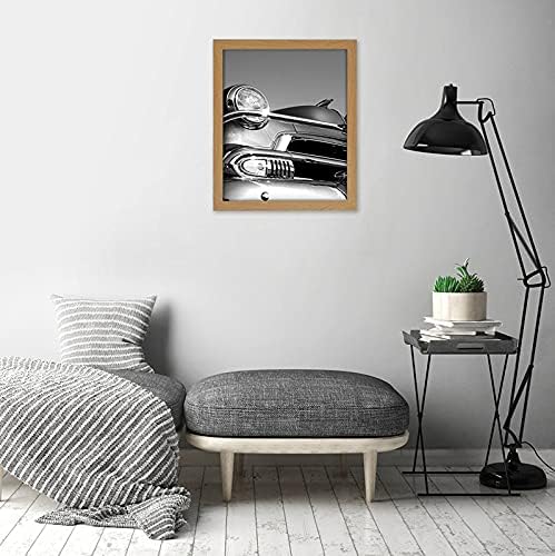 Americanflat 18x24 Poster Frame - Dark Oak Engineered Wood with Polished Plexiglass - Wide Picture Frame for Vertical or Horizontal Wall Display - Epic Collection - Dark Oak - Image 4