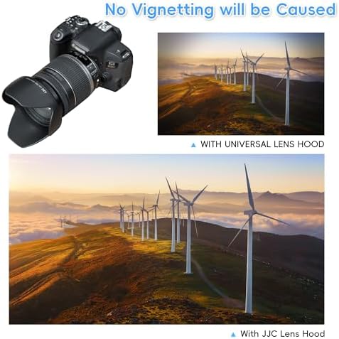 JJC EW-78D Reversible Lens Hood Shade Protector for Canon EF 28-200mm f/3.5-5.6 USM & EF-S 18-200mm f/3.5-5.6 IS Lens Replaces Canon EW-78D Lens Hood - Image 4