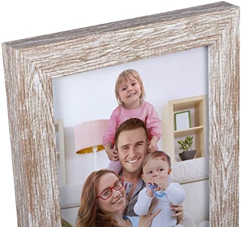 Giftgarden 4x6 Picture Frame Distressed Beige White Set of 12, Multi Rustic Wood Grain 4 by 6 Photo Frames Bulk for Wall or Tabletop Display - Image 6