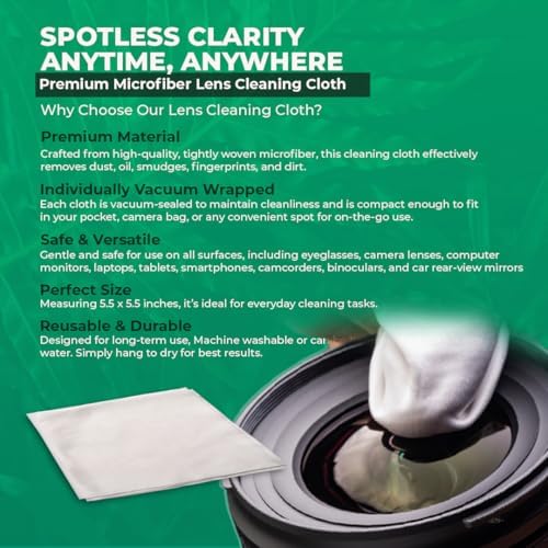 REFLEX CAMERA Professional Sensor Cleaning Kit, Alcohol-Free Solution – Safe, Residue-Free for Sony, Canon, Nikon DSLR and Mirrorless Cameras (APS-C 6Pk) - Image 3
