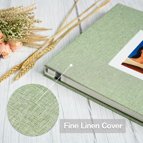 Vienrose Self Adhesive Photo Album 40 Pages for Wedding, Family, Grassgreen - Image 3