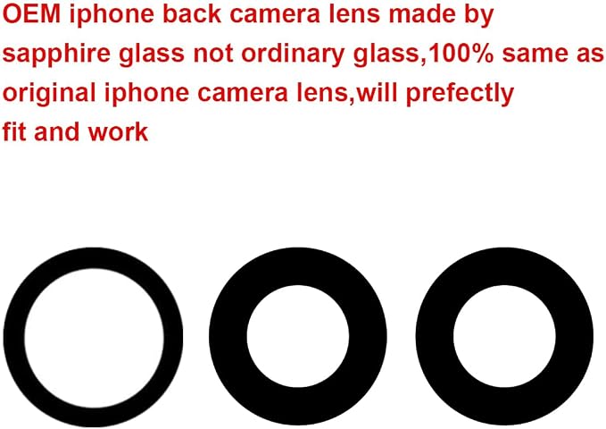 Back Rear Camera Lens Glass Replacement Compatible with iPhone 16 Pro Max and iPhone 16 Pro with pre-Installed Adhesive and Reparing Toolkit - Image 3