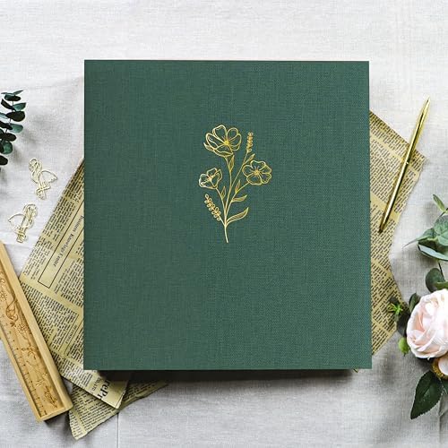 Holoary Photo Album 4x6 500 Photos 5 Pictures Per Page, 500 Pockets Picture Album, Linen Fabric Cover Big Picture Book for Photos, 4x6 Photo Albums for Family Weddings Travel Memories(Dark Green) - Image 4