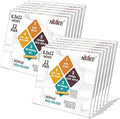 NIUBEE Acrylic Sign Holder 8.5 x 11 Horizontal L-Shape Flyer Stand 12 Pack by NIUBEE