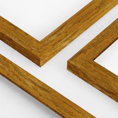puthiac 5x7 Rustic Farmhouse Picture Frame, Honey Oak, 1 Pack - Image 5