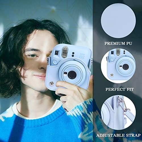 Mini Kit for Fujifilm Instax Mini 12 Instant Camera, Pastel Blue - Image 3