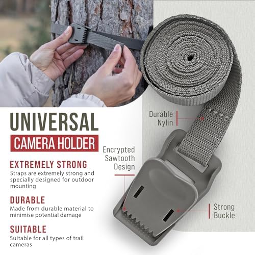 The...Cam Quick Camera Holder EasyStrap-3, Premium 3 Pack Trail Camera Straps,Game Camera Strap,Tree Belts,Durable Nylon Fiber,Hunting Gifts for Men, Hunting Utility Strap for Hanging Trail Cameras - Image 2