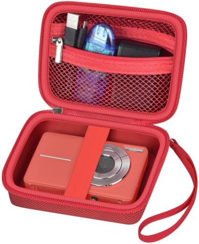 ALKOO Digital Camera Case for CAMKORY, Camera Pouch for KODAK Pixpro -Red by ALKOO