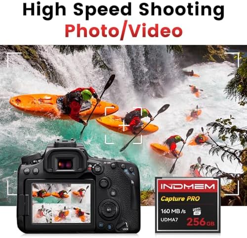 CF Card 256GB High Speed UDMA CF Memory Card Up to 160MB/s Camera Card - Image 2