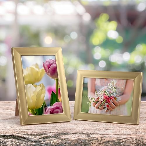 Giftgarden 4x6 Picture Frame Gold Set of 12, Multi Modern 4 x 6 Frames Bulk for Wall or Tabletop Display - Image 2