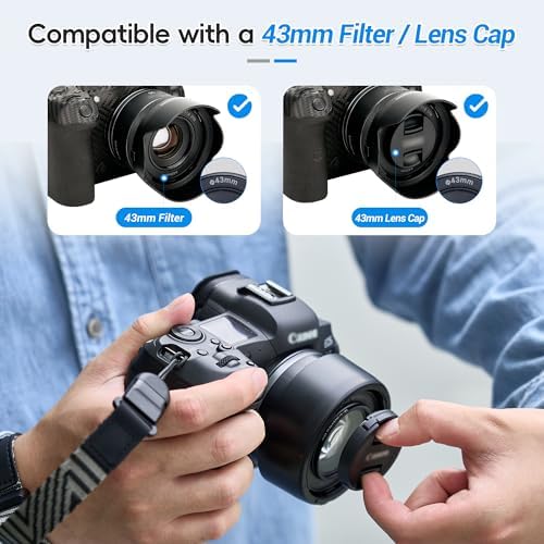 RF 50mm Lens Hood for Canon RF 50mm f/1.8 STM Lens, Replaces Canon ES-65B - Image 4