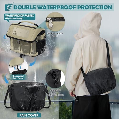 RAINSMORE Camera Bag, DSLR SLR Mirrorless Camera Case for Photographer - Image 5