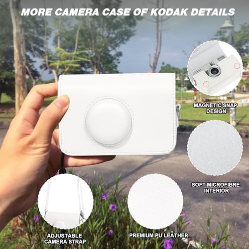 Camera Case for KODAK EKTAR H35 H35N Half Frame Film Camera, White - Image 3