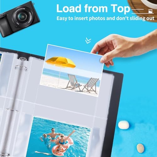 Fabmaker 30 Pack 4x6 Photo Sleeves for 3 Ring Binder, Hold 120 Photos - Image 4