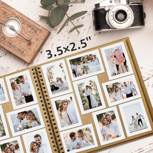 Scrapbook Album 10x10in, Acid-Free Kraft Paper 50 Sheets 100 Pages - Image 4