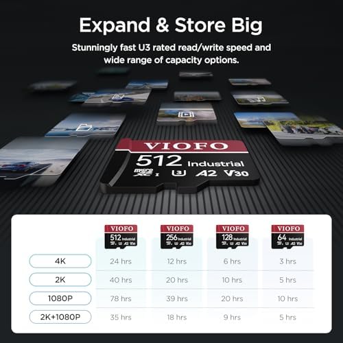 VIOFO 256GB Industrial Grade High Endurance microSDXC Card for Dash Cam - Image 5