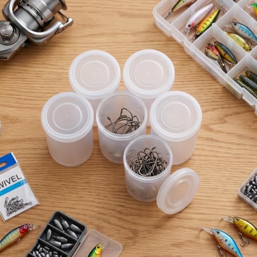 LIUSM Clear Plastic Film Canisters with Lids, 20 PCS, 35mm Caliber - Image 3