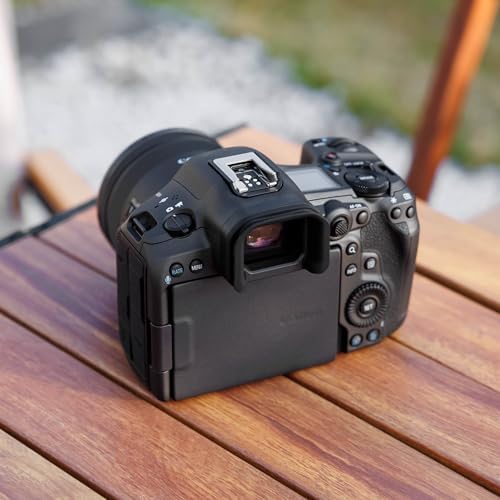 JJC Soft Rubber Eyecup Eyepiece Viewfinder for Canon EOS R5 Mark II Camera - Image 6