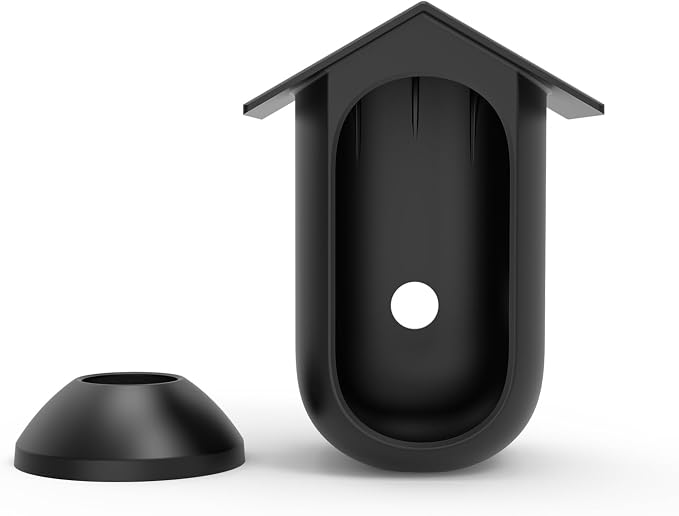 Holicfun Silicone Cover for Arlo Essential Outdoor Camera (2nd Gen) | Protective black skin, bridhouse design, adds extra protection, ideal for disguise, easy to install and remove - Image 4