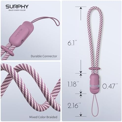 SURPHY 2 Pack Phone Lanyard, Phone Wrist Strap for Case, Camera Wrist Strap - Image 5