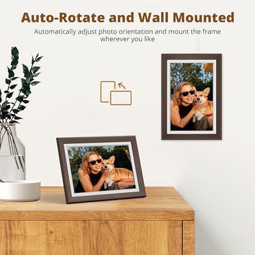 Dragon Touch Digital Picture Frame WiFi 10 inch IPS Touch Screen Digital Photo Frame Display, 32GB Storage, Auto-Rotate, Share Photos via App, Email, Cloud, Classic 10 - Image 6
