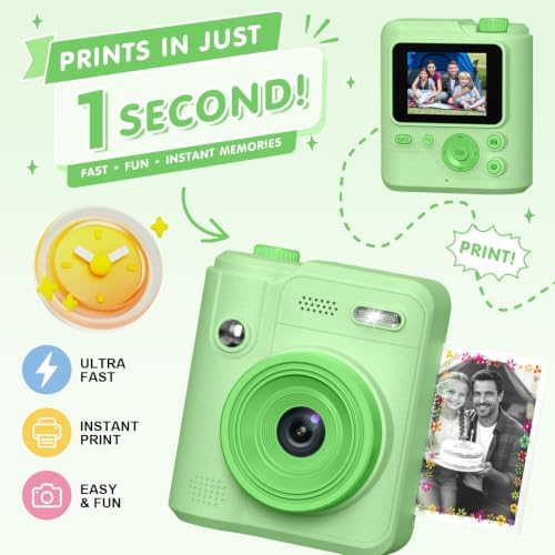 Gofunly Kids Camera Instant Print: Birthday Gifts for Age 4-10 Girls Boys - Image 3