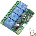 DieseRC 4 Channels WiFi Smart Switch, DC 5V 12V 24V 36V Passive Output Relay Module Ewelink APP WiFi Control Compatible with Alexa/Google Home, Inching/Self-Locking Switch by DieseRC