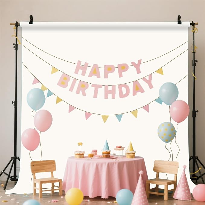 Ivory Photo Backdrop for Photoshoot Background Photography 3x5ft | Polyester, Portrait Product Photographic, Fashion Shoot, Festival Celebrations - Image 2