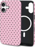 TPU Phone Case for iPhone 17, MagSafe Wireless Charging Compatible, Shockproof Slim Fit Protective Cover with Anti-Yellowing & Raised Camera Protection (Polka dot 4, iPhone 17(6.3")) by Unknown