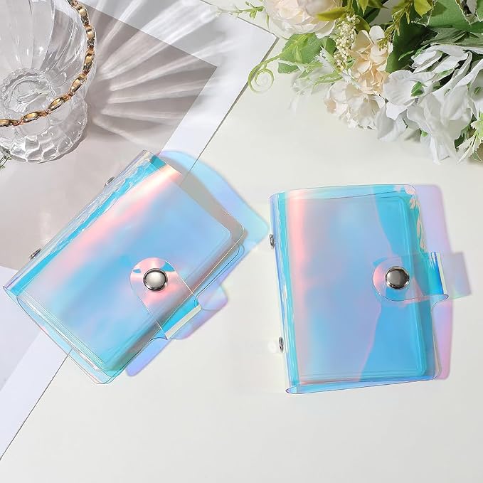 2 Pack 3x4in Polaroid Picture Album Instax Mini Photo Album 36 Pockets Colorful Rectangle PVC Plastic Wallet Small Book Holder Sets for 3 Inch Pictures Photos Photocard Holder Storage - Image 7