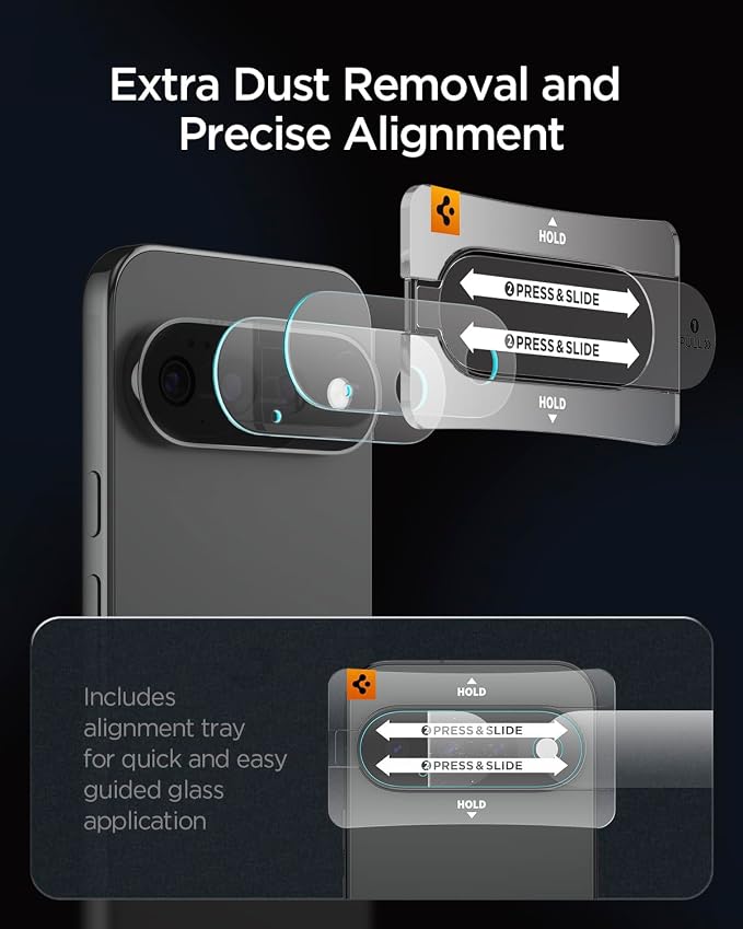 Spigen Glas.tR EZ FIT Pro Optik Camera Lens Protector for Pixel 11 Pro XL - Image 4