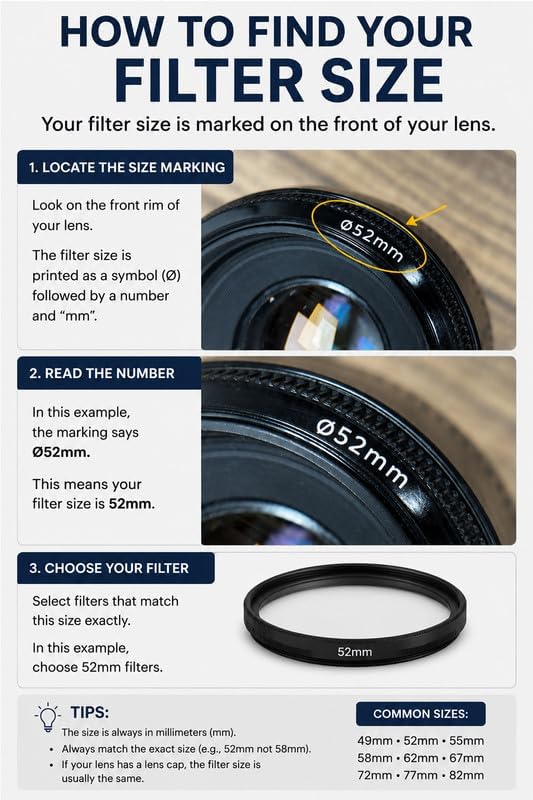 Tiffen 49mm CPL Circular Polarizing Filter Reduce Glare & Reflections | Reveals Details Hidden by Glare, Improves Image Contrast, Increases Color Saturation, Deepens Blue skies, Enhances Clouds - Image 11