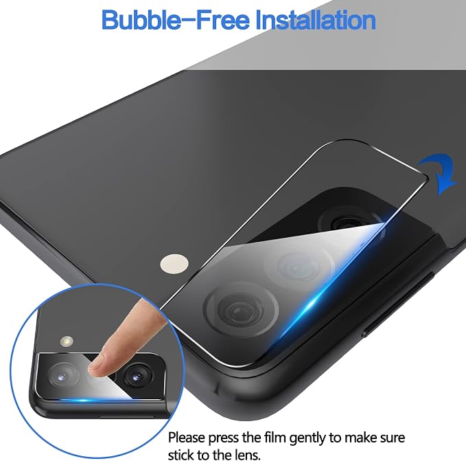 YWXTW 3 Pack for Samsung Galaxy S22 / S22 Plus Camera Lens Protector, 9H Tempered Glass, Anti Scratch, Ultra Thin - Image 4