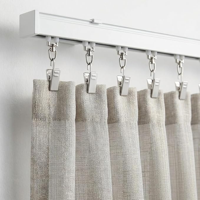 BIHRTC Pack of 50 Curtain Clips Stainless Steel with Hooks Lights Hanger | Thickening Small Metal Wire Holder for Shower Home Decoration Photos Picture Arts Crafts Display Outdoor Activities Supplies - Image 6