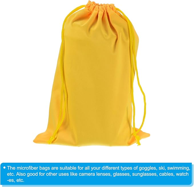 PATIKIL Ski Goggle Bag, Microfiber Snow Goggles Case Storage Sleeve Drawstring Pouch - Image 4