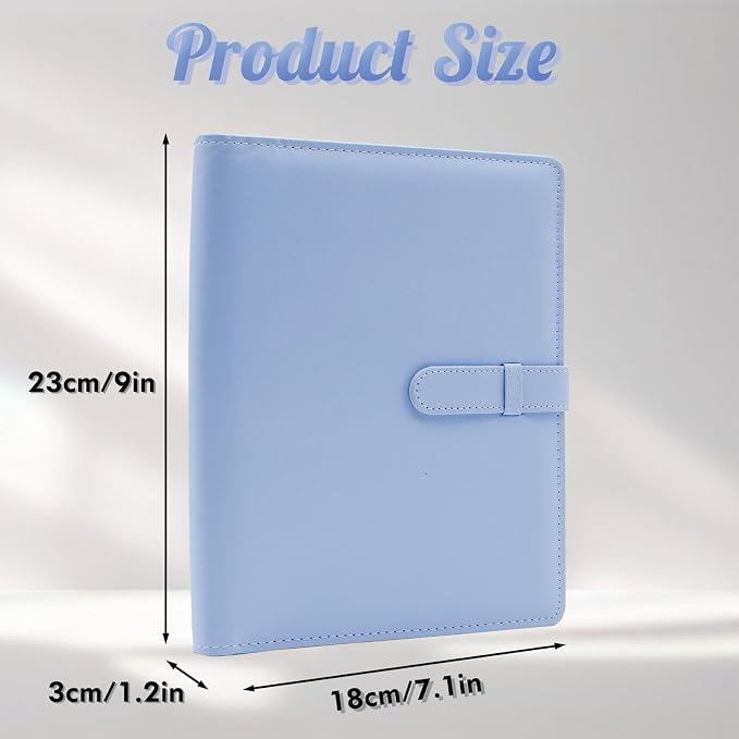 Small Photo Album 4x6 with 152 Pockets Mini Picture Book Leather Cover Portable Wallet Photo Storage for Family Graduation Wedding Travel Gift (Blue) - Image 3