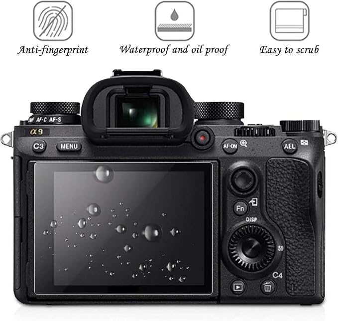 PCTC 3Pcs Screen Protector for Sony Alpha a7II A7III A7R IV A7SII A7SIII | for RX100VII RX100VI RX100V RX100IV RX100M2 A9II,ZV-E10 RX10IV ZV-1 ZV-1M2, 0.3mm 9H Hardness Anti-Scrach Anti-Bubble - Image 5