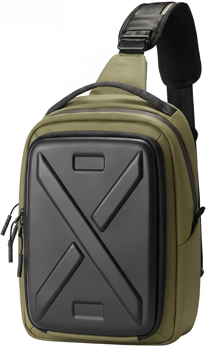 Besnfoto Camera Hardshell Case Crossbody Camera Sling Bag Small Waterproof Photography Bag for Mirrorless and DSLR Cameras by Besnfoto