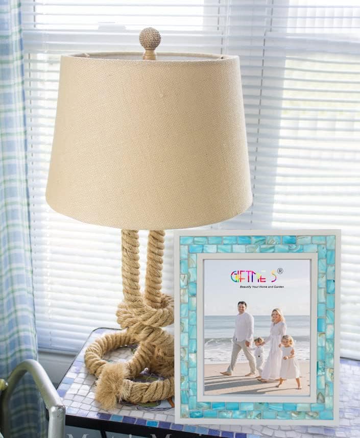 Beach Picture Frame 8x10 Blue,Mother of Pearl Picture Frame,1pc - Image 5