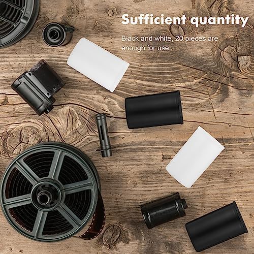 UKCOCO 35mm Film Canisters with Caps, 20pcs Empty Camera Reel Storage Containers Plastic Small Accessories Case for Storing Camera Films - Image 6