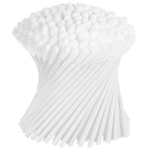 Zhengmy 500 Pcs Foam Swabs for Printer Head Camera Lens 3.66 Inch,White | Sponge Tip Cleaning Sticks for Inkjet Printer Nozzle, Optical Equipment Dust Removal, Electronics Detailing, Lint-free by Zhengmy