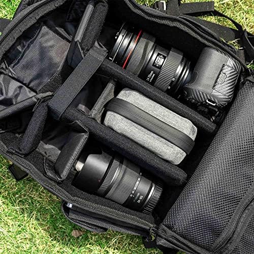 JJC 10 Pockets Hard Shell Lens Filter Bag Up to 95mm, Water Resistant & Dustproof, Camera Filter Pouch Carrying Case for Photography Round Filter with Microfiber Cleaning Cloth - Image 6