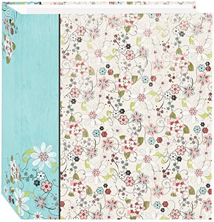 Pioneer Photo Albums TR-100D/BFE Magnetic 3-Ring 100 Page Photo Album, Bold Flower Explosion Design by PioneerPhotoAlbums