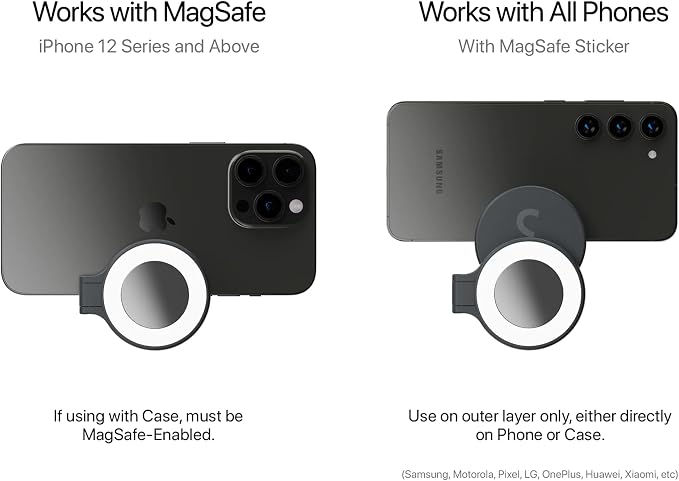 ShiftCam SnapGrip Essential – Magnetic Phone Camera Grip with Wireless Shutter Button & Tabletop Dock – Compatible with iPhone & Android (Stone) - Image 6