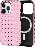 TPU Phone Case for iPhone 16 Pro Max, MagSafe Wireless Charging Compatible, Shockproof Slim Fit Protective Cover with Anti-Yellowing & Raised Camera Protection (Polka dot 4, iPhone 16 Pro Max) by Unknown