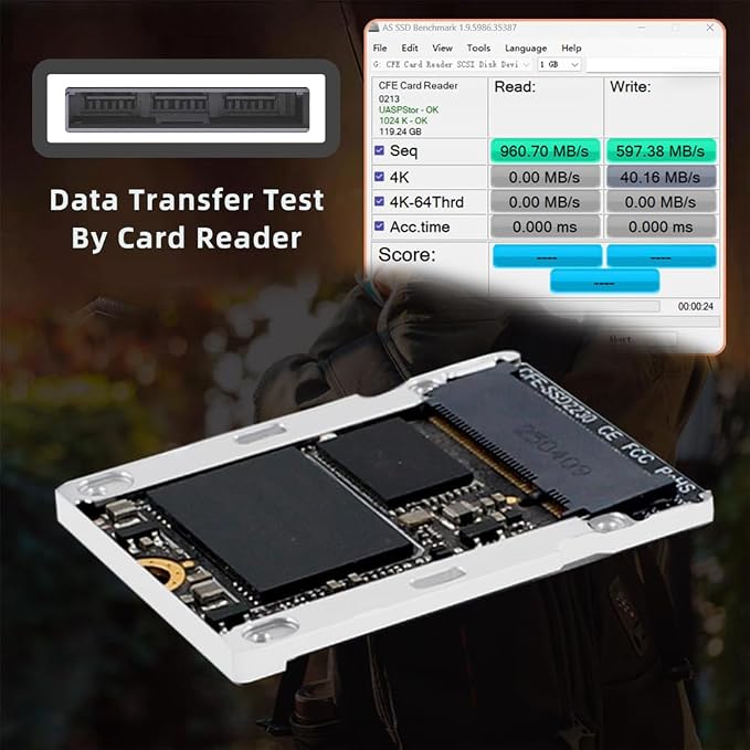 Xiwai CFexpress Card Reader Type-B to NVME 2230 Memory Card Kit Case CFE CFB NGFF M-Key Adapter Alloy Shell for Camera 8K RAW PCIe Expansion - Image 9