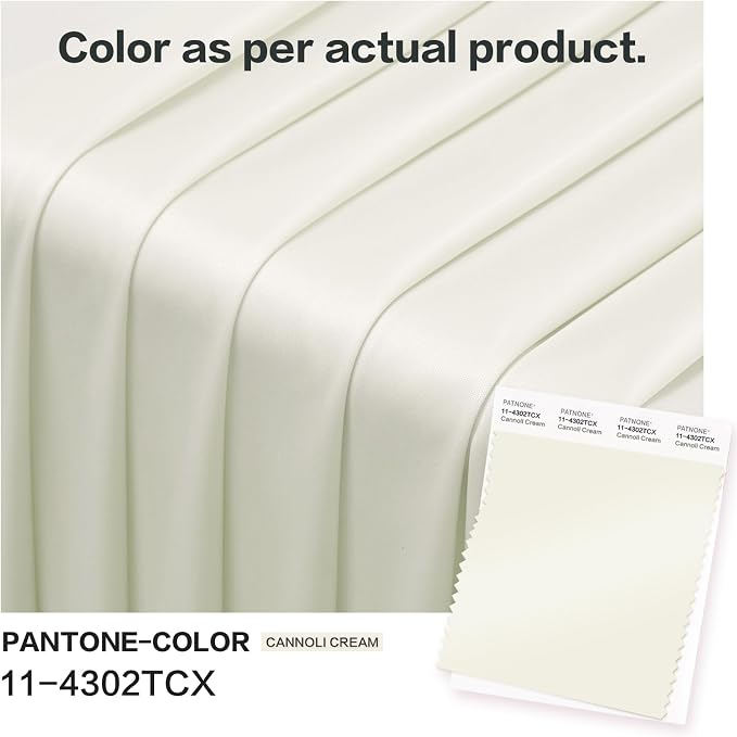 40x12 ft Ivory Backdrop Curtains for Weddings Parties, Birthdays and Photos | 8 Panels 5x12 ft, Wrinkle-Free Polyester Drapes, Washable, Ironable, 4 in Rod Pocket for Baby Showers Photography Background - Image 5
