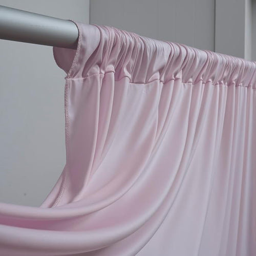 10 ft x 30 ft Baby Pink Backdrop Curtains for Parties, Wrinkle Free Light Pink Photography Backdrop Drapes for Wedding Grils Birthday Baby Shower Bridal Shower Party - Image 2