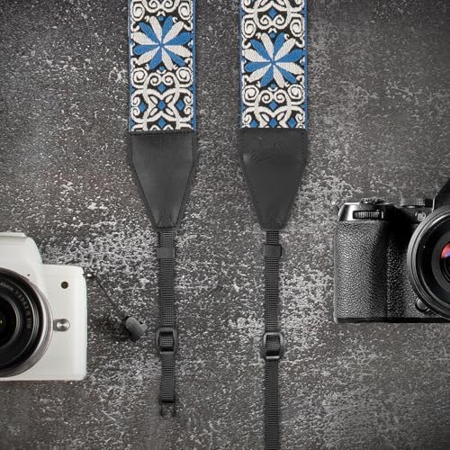 Camera Strap, Jacquard Weave 2" Shoulder Neck Straps for All DSLR Cameras Men Women Photographers - Image 6