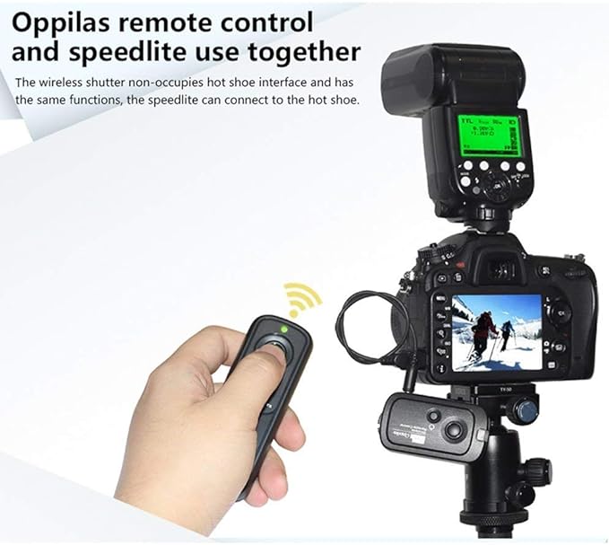 2.4GHz Remote Shutter Release RW221-E3 Compatible with Canon Olympus Fuji | Remote Replaces Canon RS-60E3, Fujifilm RR100 and Olympus RM-CB2, 80m/262ft, Pro Anti-Shake, 2 in 1(wireless & wired) - Image 3